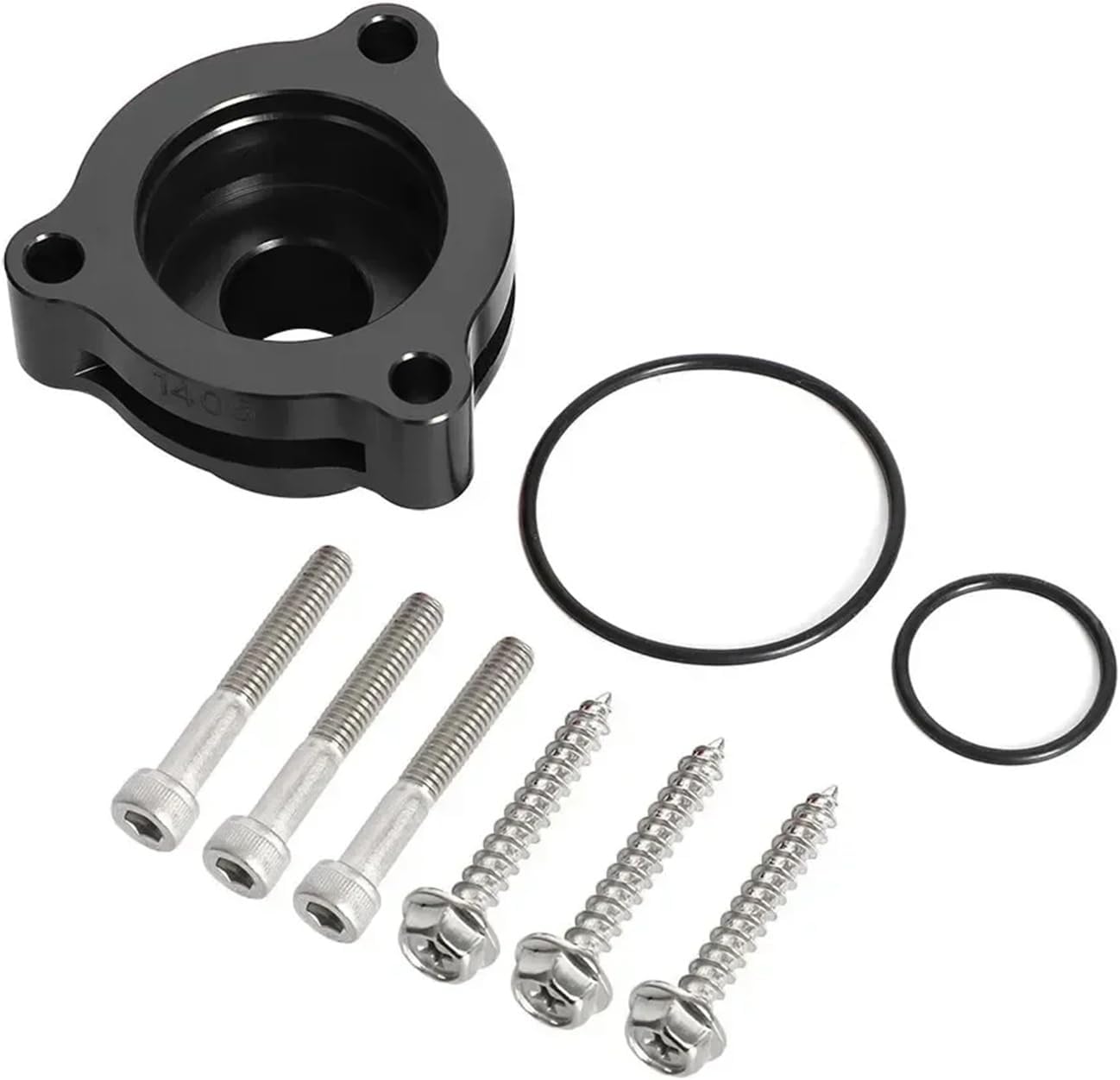 1pc BOV Adapter Aluminum 2019-2023 Compatible with Cadillac CT4 2.7 Turbo Compatible with Silverado 2.7 Turbo Car Accessories(Red)