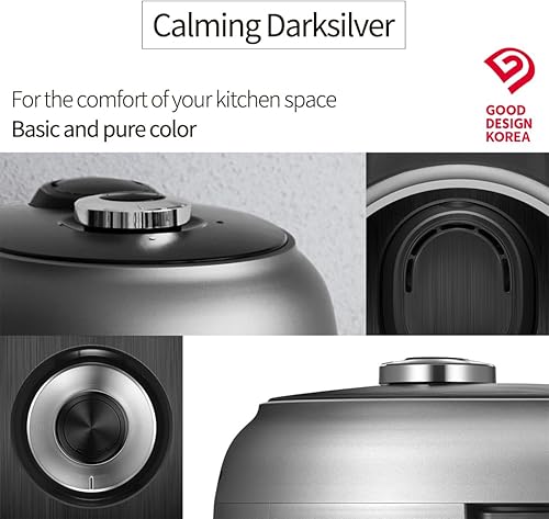 Miniatura 4 de Cuchen CRT-RPK0641MUS - Olla arrocera y calentador de calefacción por inducción de ultra alta presión de 6 tazas 2.1, sistema de bloqueo de energía