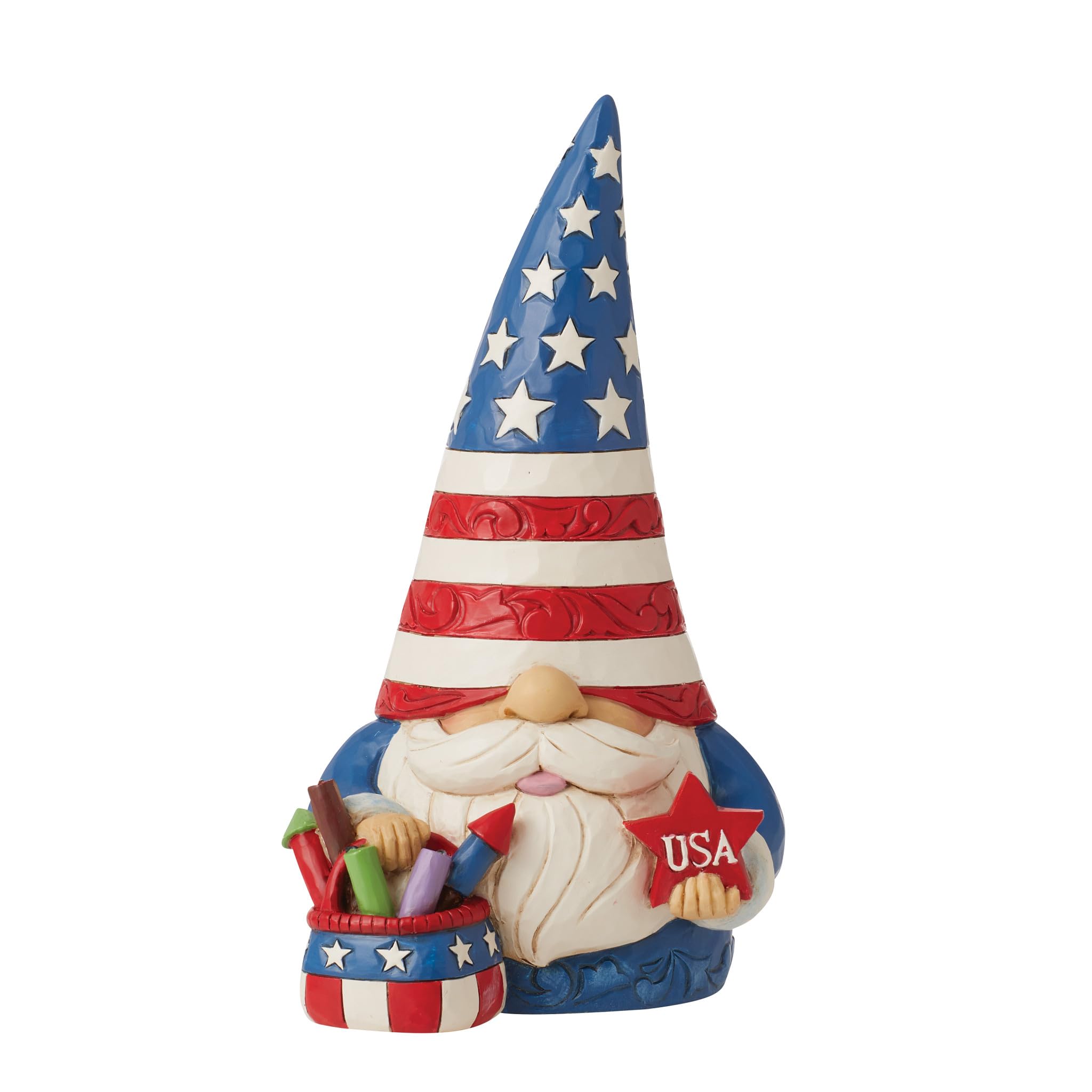 Amazon.com: Enesco Jim Shore Heartwood Creek Patriotic Gnome