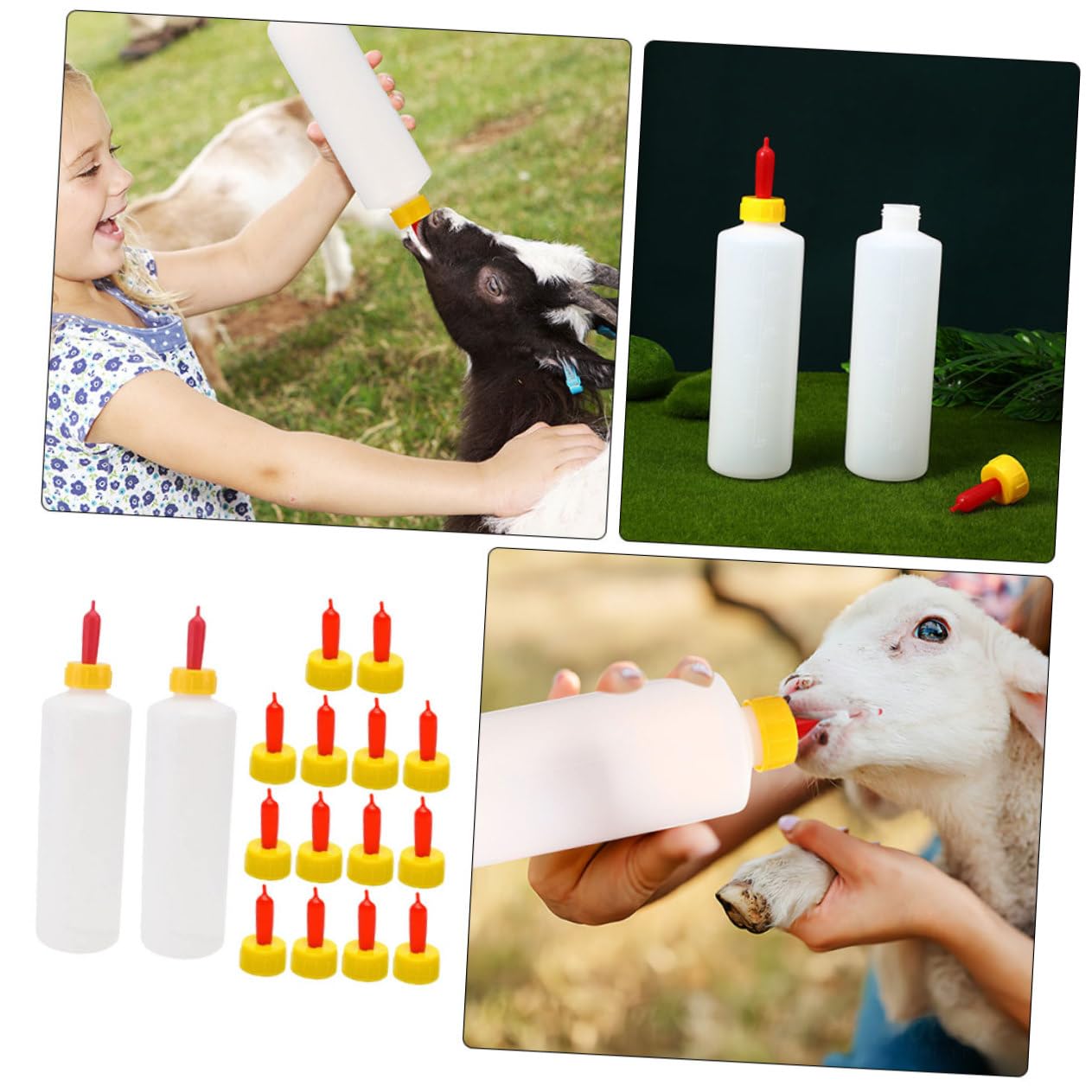 Toddmomy 3sets Bottiglie Per Allattamento Per Con Tettarelle Resistente e Facile Per Tettarelle Per Bottiglie