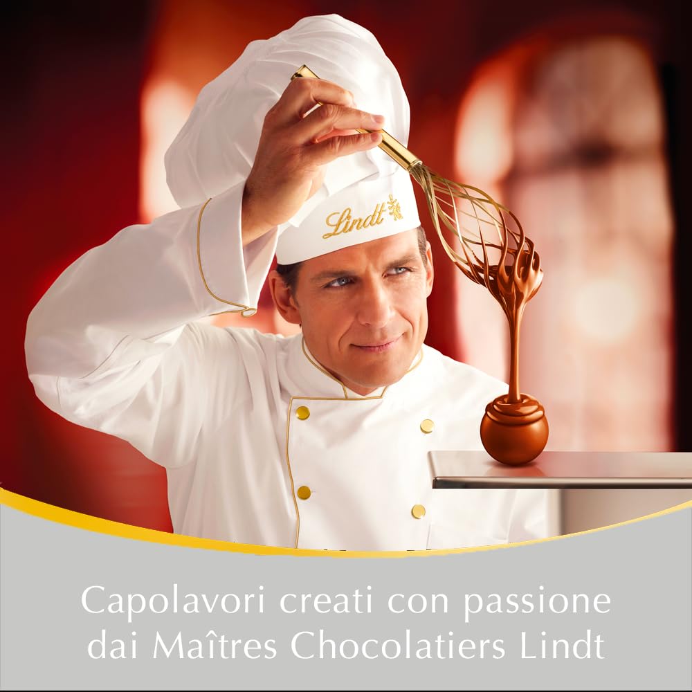 Lindt LINDOR Praline di Cioccolato Latte, Extra Fondente 70% Cacao, Doppio Cioccolato, Caramello Salato, 80 Cioccolatini, in confezione assortita maxi formato 1kg