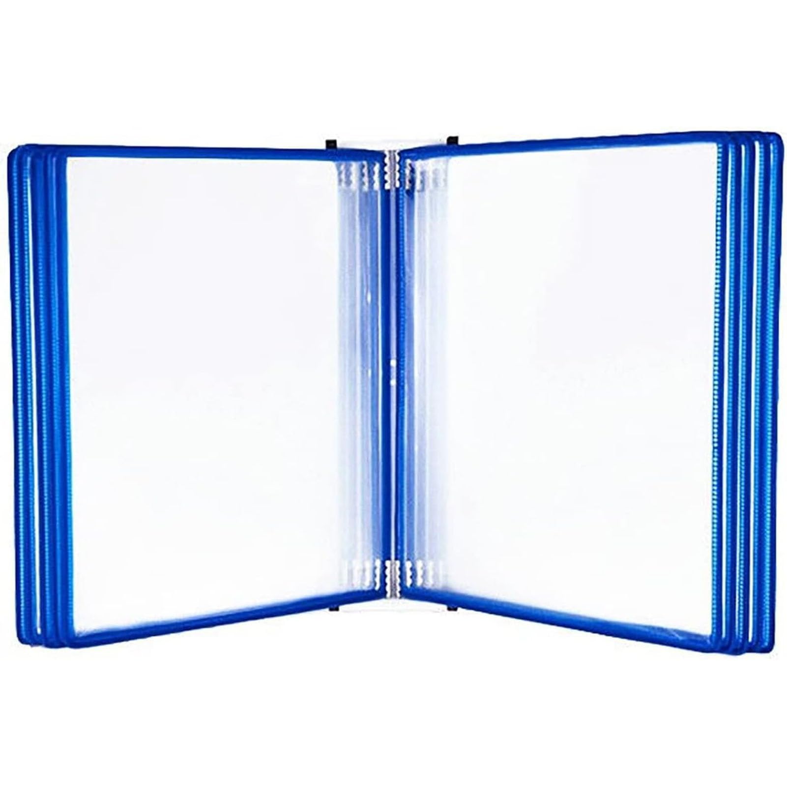 JYBNBBE Wall-mounted Display Rack with Magnetic Document Holder, A4 Size Flip Chart Stand, Tabletop Reference Organizer, For Organized Presentations and Access,Blue