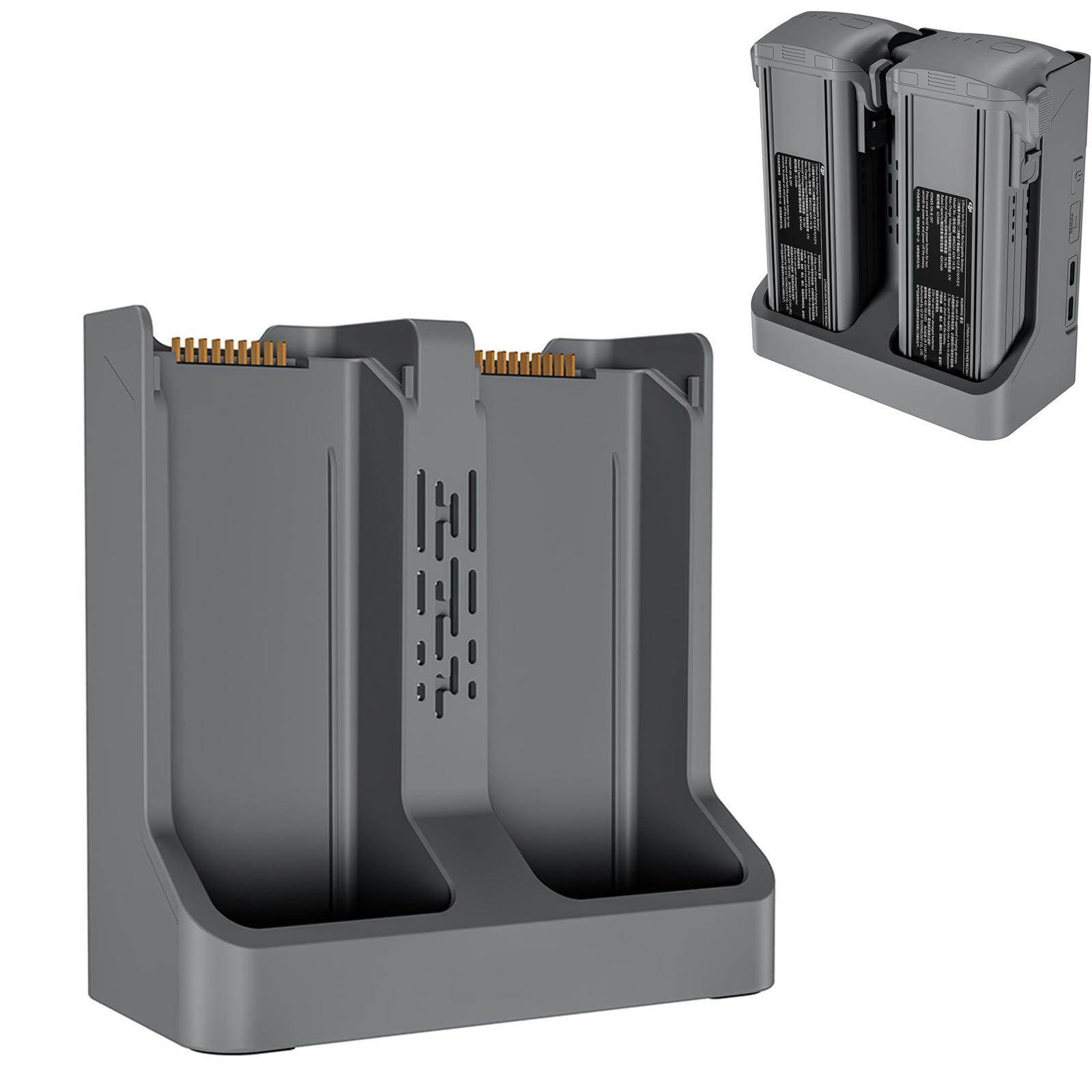 LICHIFIT Two-Way Charge Manager for DJI Air3s / Air3 Drone Battery Charger Station Dual Power Parallel Charger Battery Organizer 65W Multi-functional Fast Charging Hub for DJI Air3 / Air3S