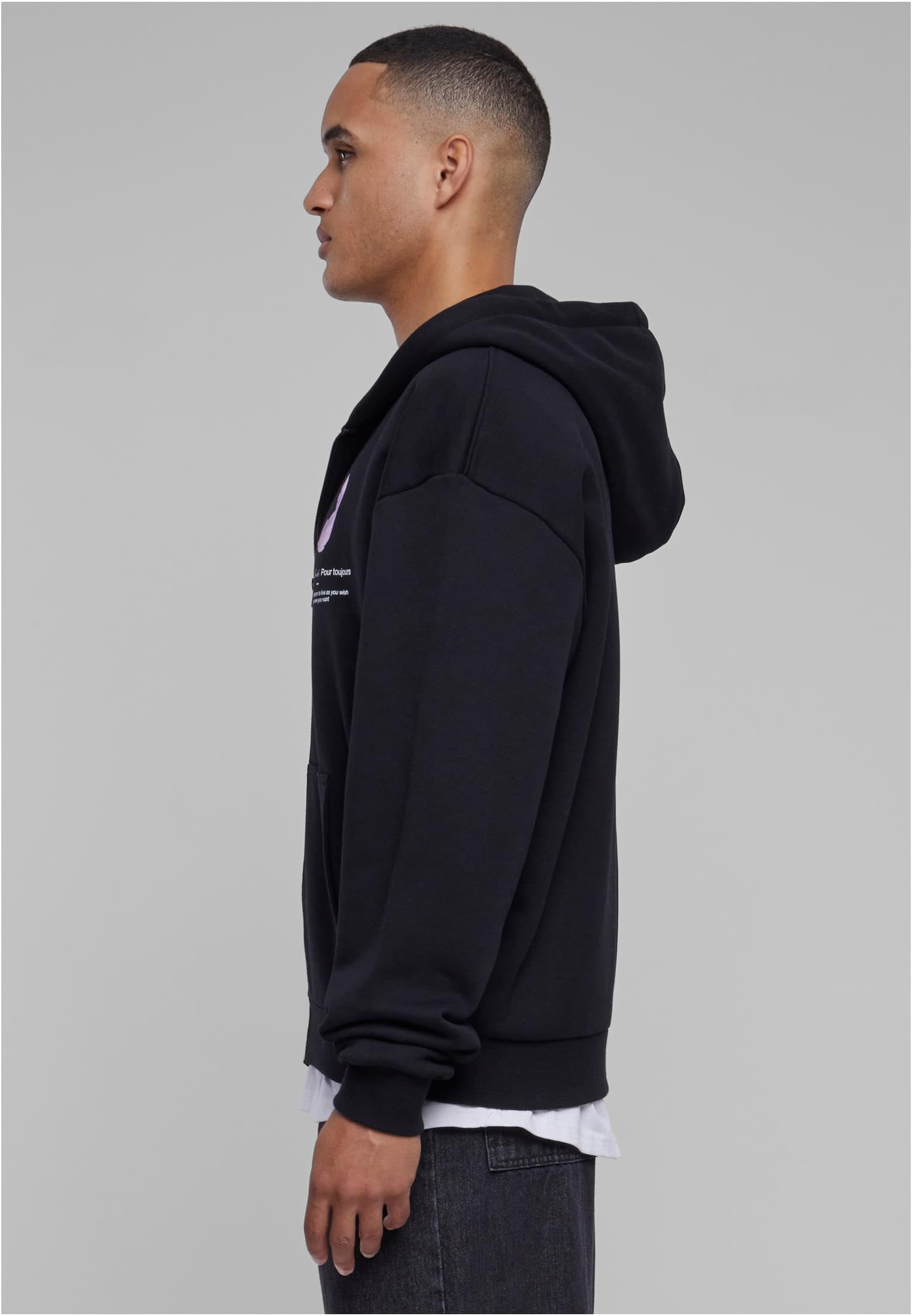 Mister tee Mt2477-vive La Liberte Heavy Oversize Zip Hoody Sudadera con Capucha Hombre
