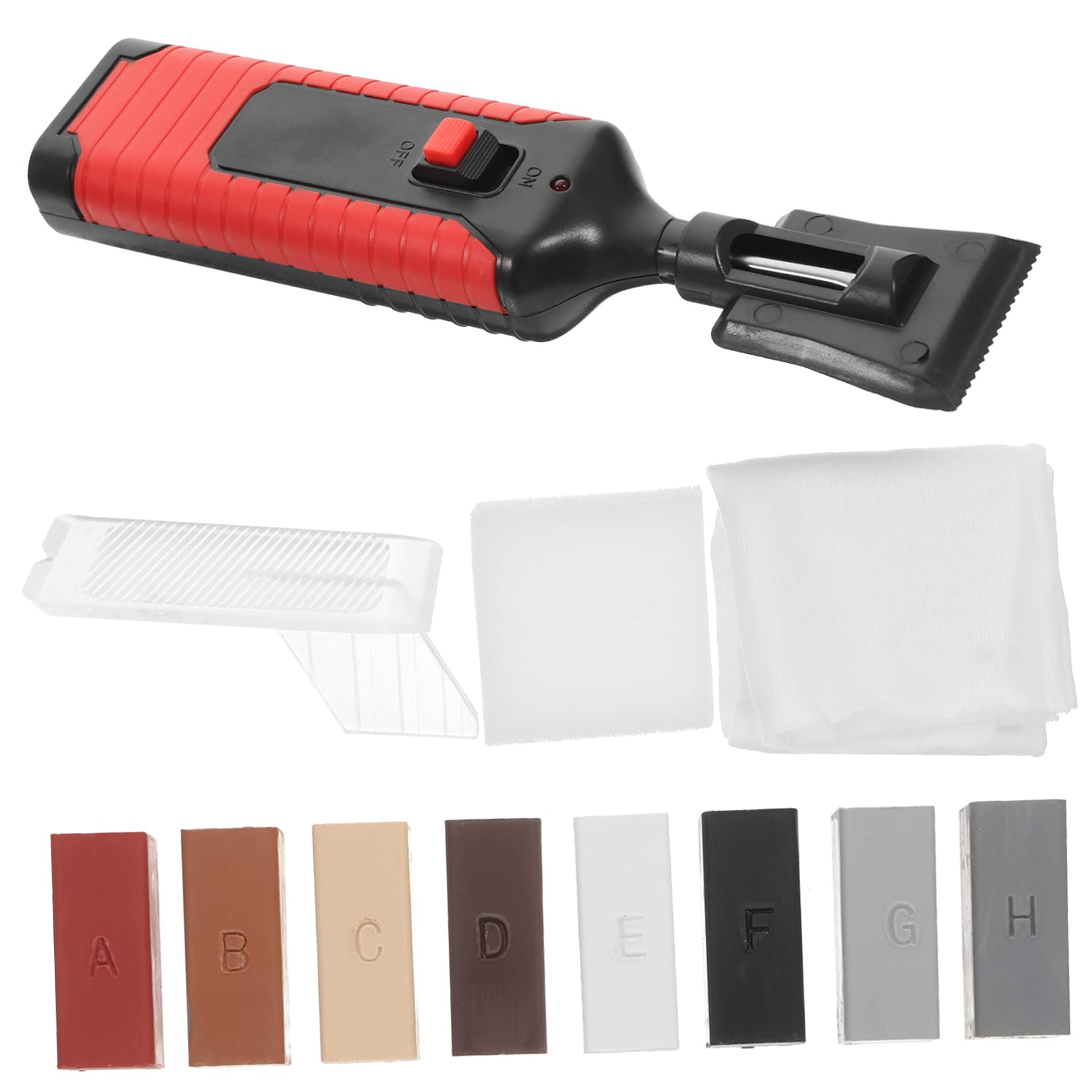 Hemobllo 1juego Kit De Reparación De Azulejos Porcelana Incluye Cera Herramientas De Reparación Para Daños Suelos y Encimeras Resistente y Duradero