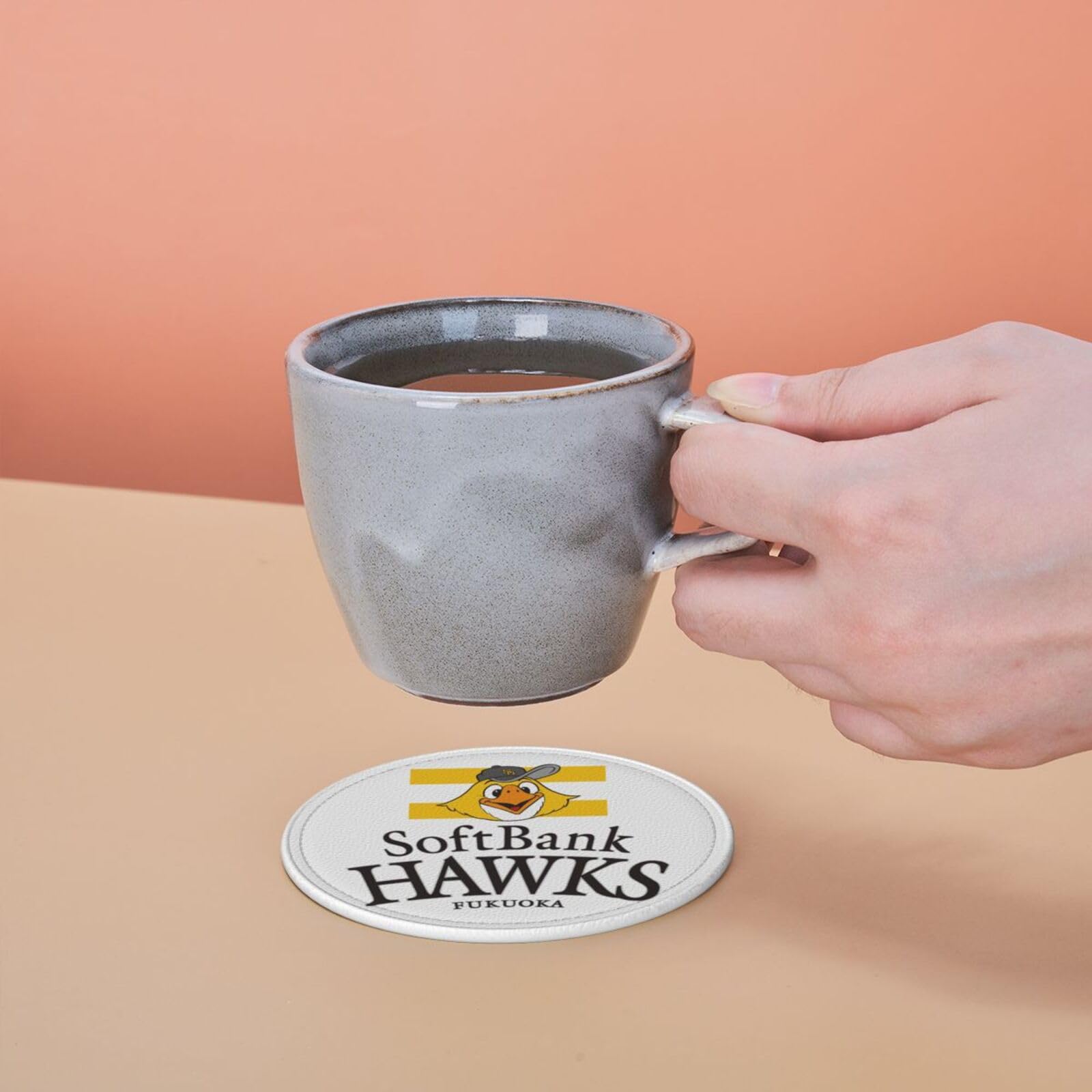 Amazon｜福岡ソフトバンクホークス コースター おしゃれ 6枚入り 収納