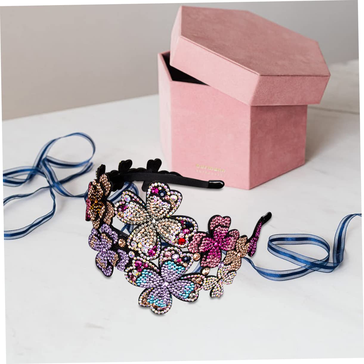 Ipetboom 4pezzi Cerchietto Flapper Vintage Per Donne Accessorio Per Matrimonio Prom e Natale Tieni Posto e Occasione