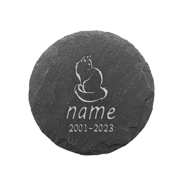Piedra Conmemorativa Personalizada Para Mascotas: Regalos Personalizados Para La Pérdida De Mascotas,Nombre…