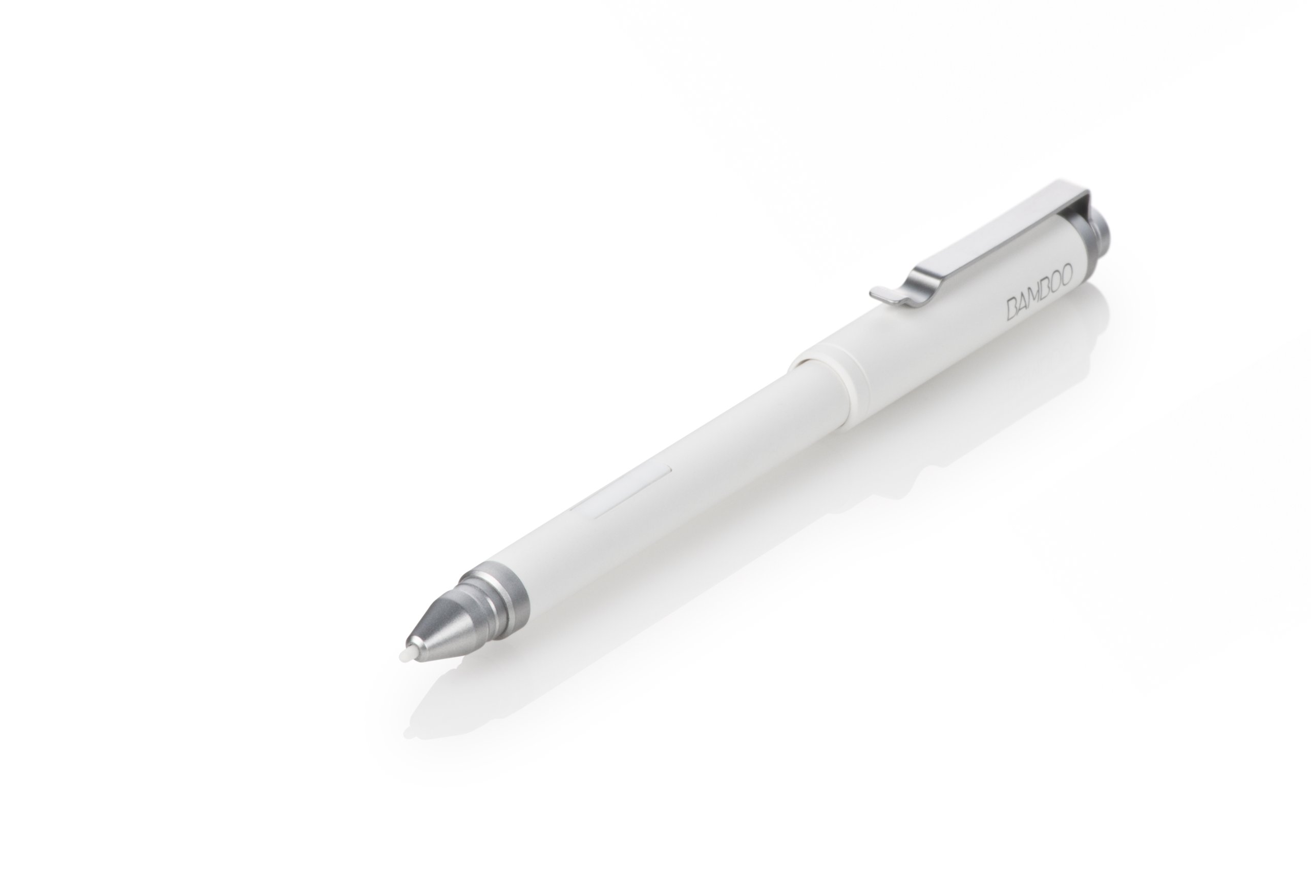 Wacom Bamboo Feel Stylus for Microsoft Surface Pro and tablets with Feel technology - White (CS300UW)