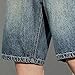 Casual Relaxed Fit Straight Denim Shorts for Men Summer Beach Short Classic Fashion Washed Jean Shorts (Light Blue-2,29)