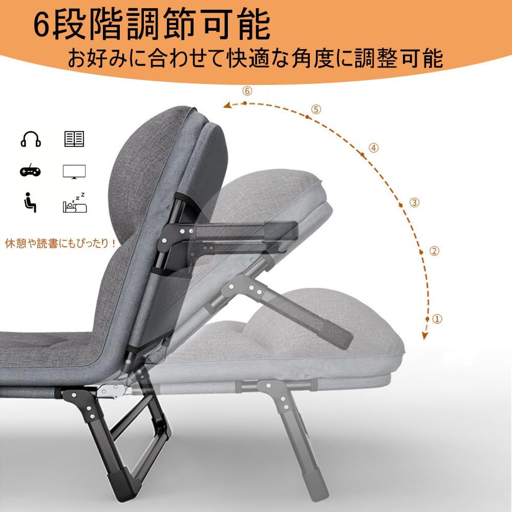Amazon.co.jp: シングル折りたたみベッド 軽量簡易ベッド コンパクト
