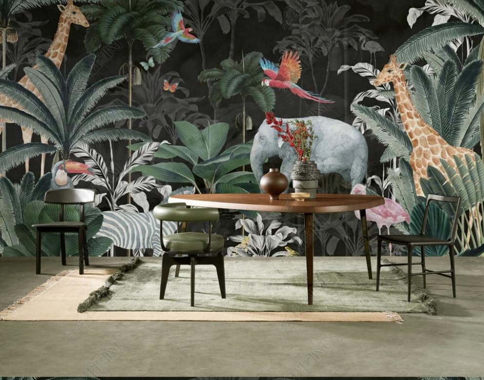 Poster géant mural éléphant pour une chambre d'enfant et un salon évasion