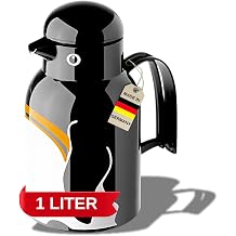 Helios Thermo-Bird Vacuum Jug Black-Penguin 1 Litre