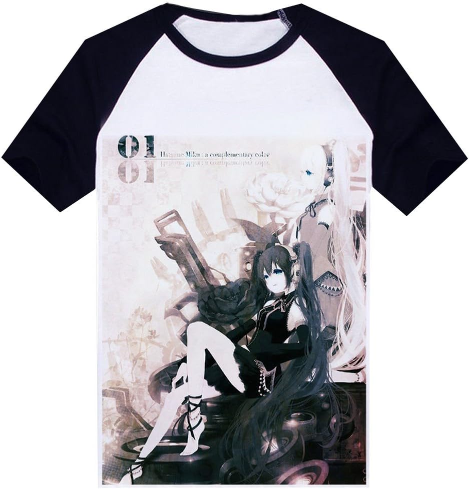 Cosplayland Vocaloid 2 Miku Hatsune Short Sleeves Tee T-Shirt