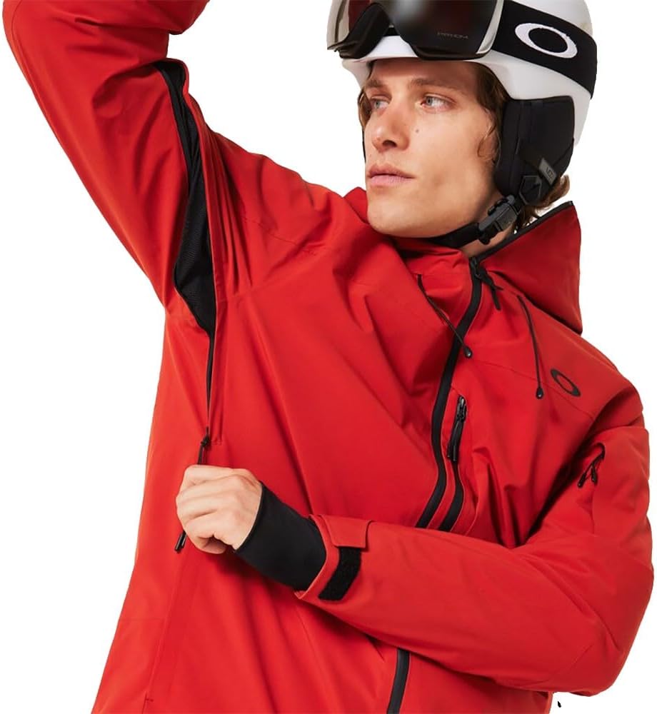 Oakley Mens Canopy Insulated Jacket, Flame Red, Large - Image 6
