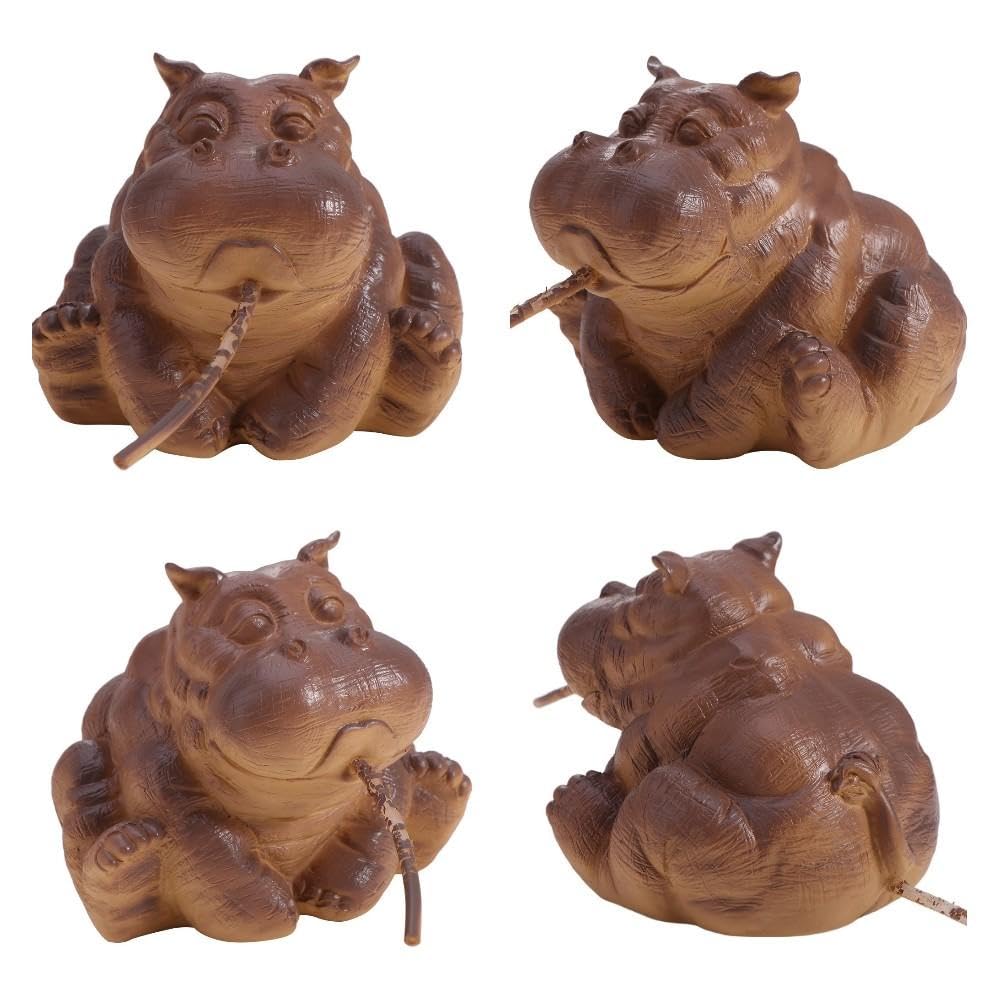 Statue d'hippopotame pour bassin et jardin aquatique