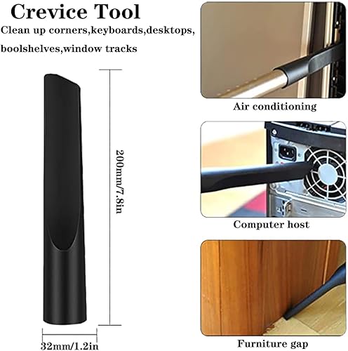 Miniatura 6 de Accesorios para aspiradora de 1.260 in (1-1/4 pulgadas) o 1.378 in (1-3/8 pulgadas) Accesorios para aspiradora, boquilla de cepillo, herramienta de