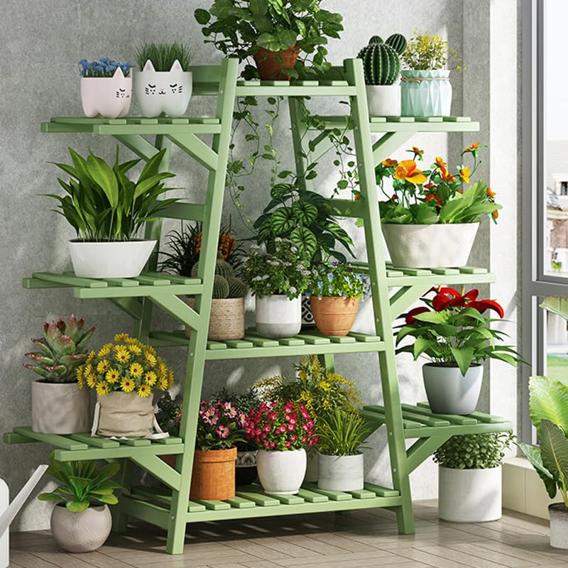 植物 観葉植物 ガーデニング プランターラック プランタースタンド 緑 Amazon | 多段式 フラワースタンド ガーデンラック簡単組み立て 棚