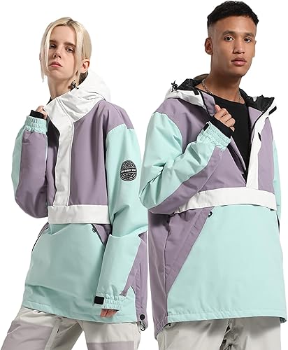 Miniatura 3 de BSASB Chaquetas de esquí para hombre y mujer abrigos de invierno para snowboard chaqueta cálida impermeable al viento para hombres y mujeres esquí