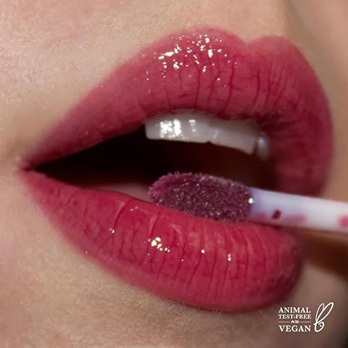 Vista 14 de Moira Glow Getter - Aceite hidratante para labios (009, rosa burbuja)