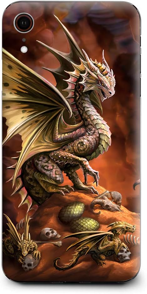 Anne Stokes Desert Dragon - Skin Decal Vinyl Wrap for Apple iPhone XR - Decal Stickers Skins Cover