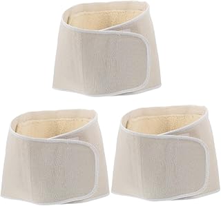 Healeved 3pcs Protection belt workout belt gym belts elastic waist belt kidney belt waist belt wrap heat belly wrap belt lumbar belt warm waist support lumbar support strap Grey