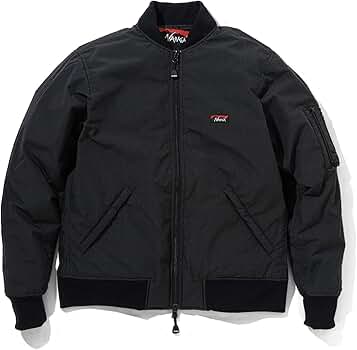 Amazon | [ナンガ] 別注 HINOC DOWN JACKET MA-1 ヒノックダウン