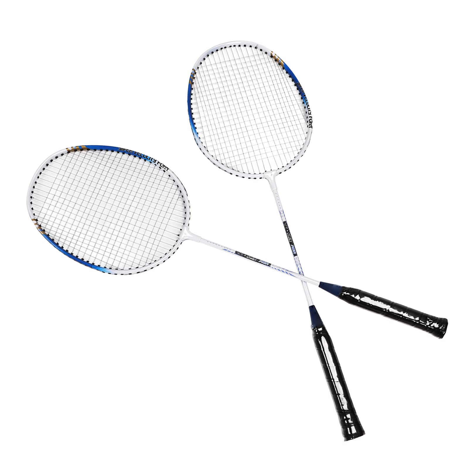 Changor Raqueta de Bádminton, par de 2 Raquetas Ligeras de Aleación de Aluminio para Jugar en Interiores y Exteriores