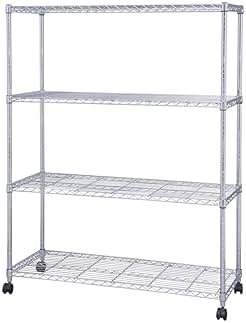 ステンレス棚120センチ ステンレスシェルフラック 軽量タイプ 幅120cm 3段(高さ90cm