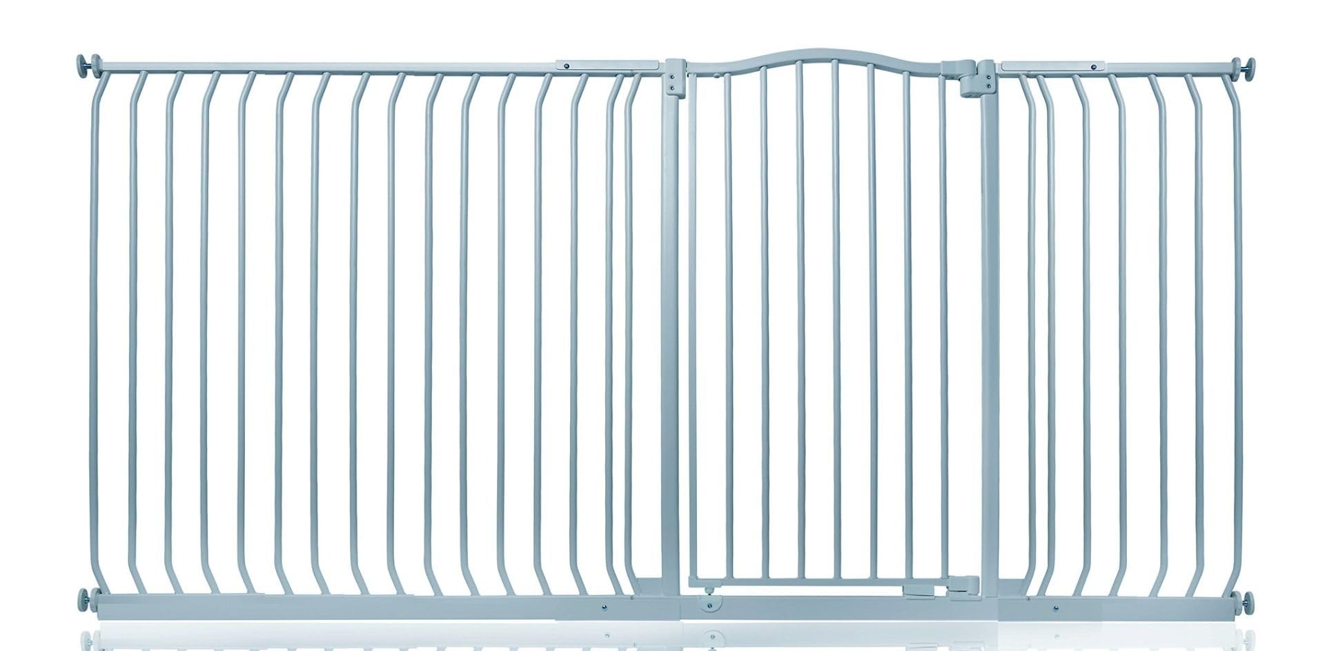 Safetots Extra Tall Curved Top Safety Gate, 116cm - 125cm, Matt Black, Extra Tall 100cm in Height, Pressure Fit Stair Gate, Baby Gate for Doors Hallways and Spaces, Safety Barrier, Easy Installation — view 59