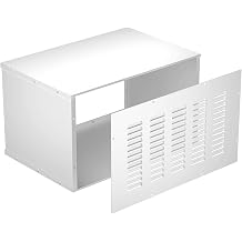Upgraded PTAC Wall Sleeve, 26.1L x 15.5W | Metal Wall Sleeve w/ Exterior Grille for Packaged Terminal Air Conditioners, Ventilation & Drain Hole Design, Noise-reducing