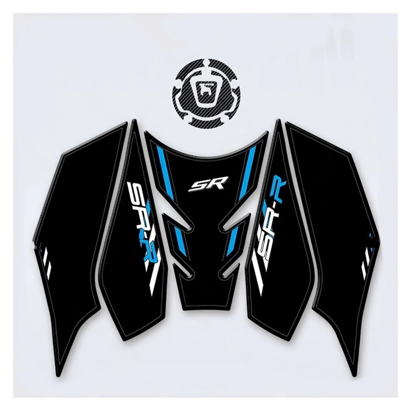 Motorcycle Gas Tank Sticker for 675SR-R 675sr-r Motorcycle Accessories Fuel Tank Stickers Kits Protection Generic Universal General Purpose Replacement Kit
