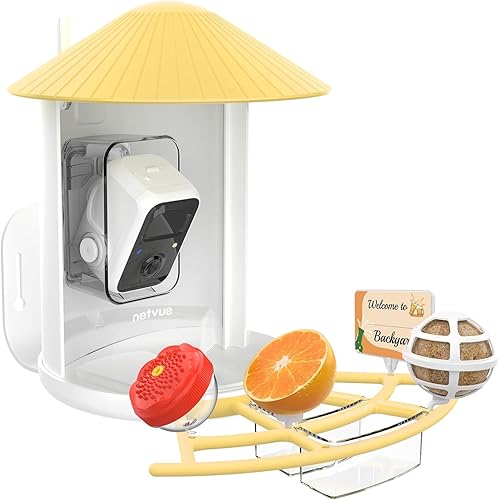 Miniatura 10 de NETVUE Birdfy Pro Perch - Percha de extensión más amplia para complementos de bricolaje, incluyendo bola de sebo, mini comedero para colibríes,