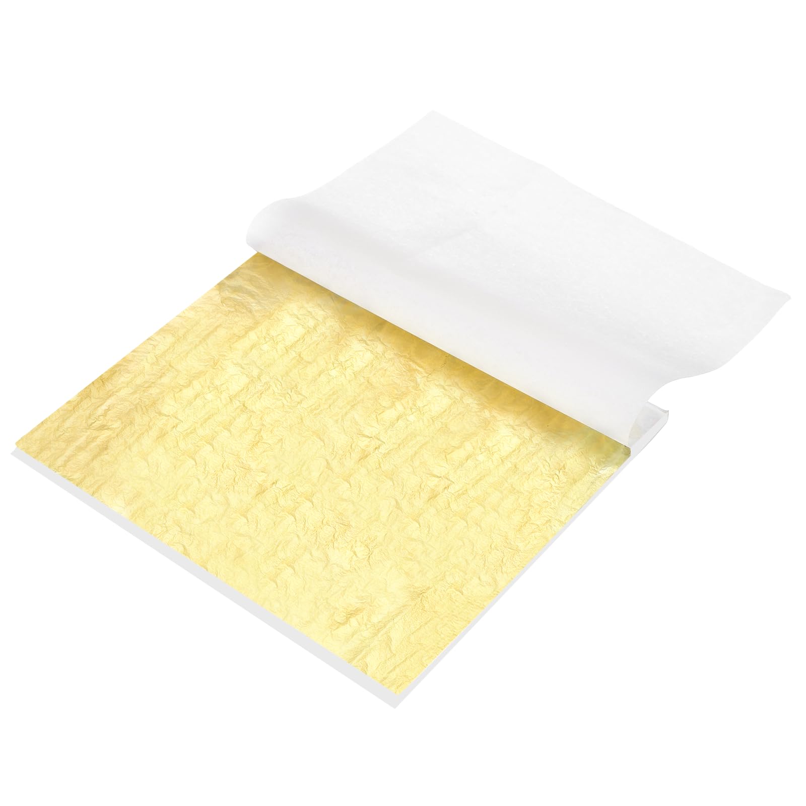sourcing map 10 Sheet Gold Leaf Sheets, 5.5"x5.5" Imitation Gold Foil Sheets Variegated Booklet Paper for Crafts, Picture Frames, Nails and DIY Arts Decoration,Bronze Autumn