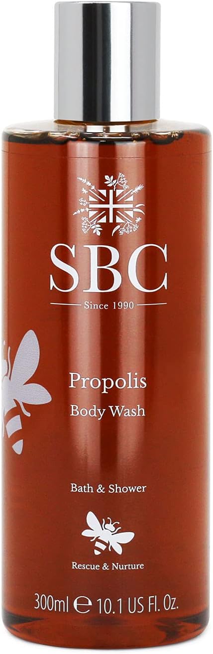 Skincare Propolis Body Wash - 300ml | Soothing Propolis Shower Gel for Sensitive Skin | Award-Winning Propolis Bath and Shower Body Wash for Men and Women | Soothing Propolis Shower Gel, For Sensitive Skin, Award-Winning, For Men And Women