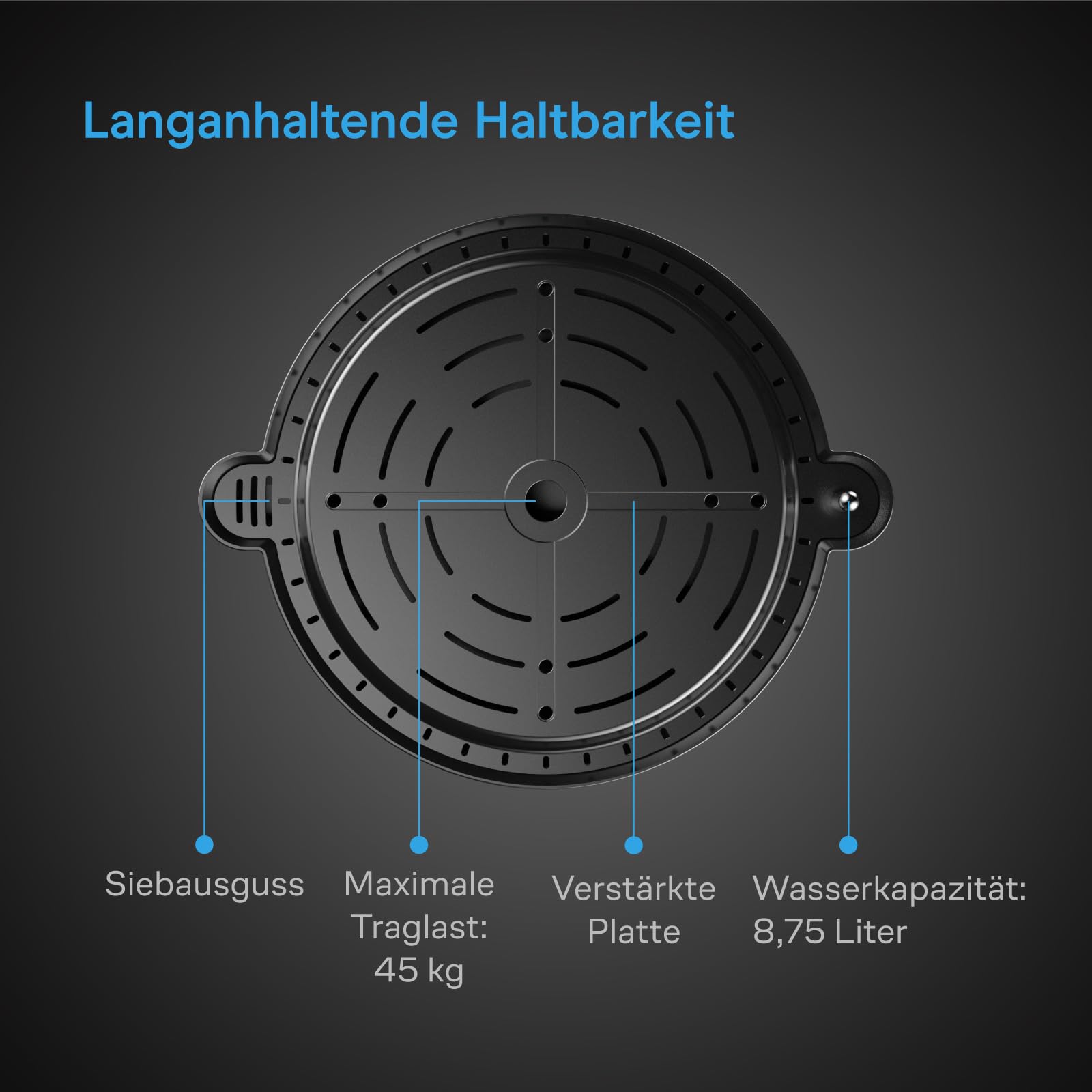 AC Infinity Selbstbewässerungs-Basis für Stofftöpfe, 4er-Pack Automatisches Bewässerungssystem, extra große, erhöhte Pflanzenschalen für den Einsatz in Indoor-Grow-Tents Gewächshäusern und Außengärten