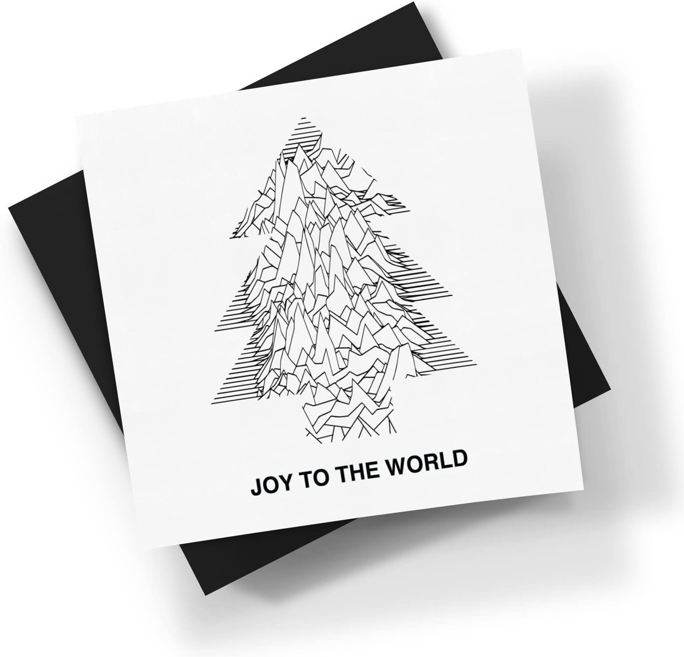 Joy To The World Square Christmas Card Novelty Music 80's English