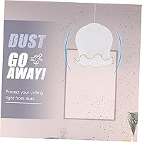 Vista 2 de Angoily Pantalla de cristal Pantalla de luz de vidrio Pantalla de lámpara de araña Pantalla de luz de techo de vidrio Cubierta de lámpara de lirio