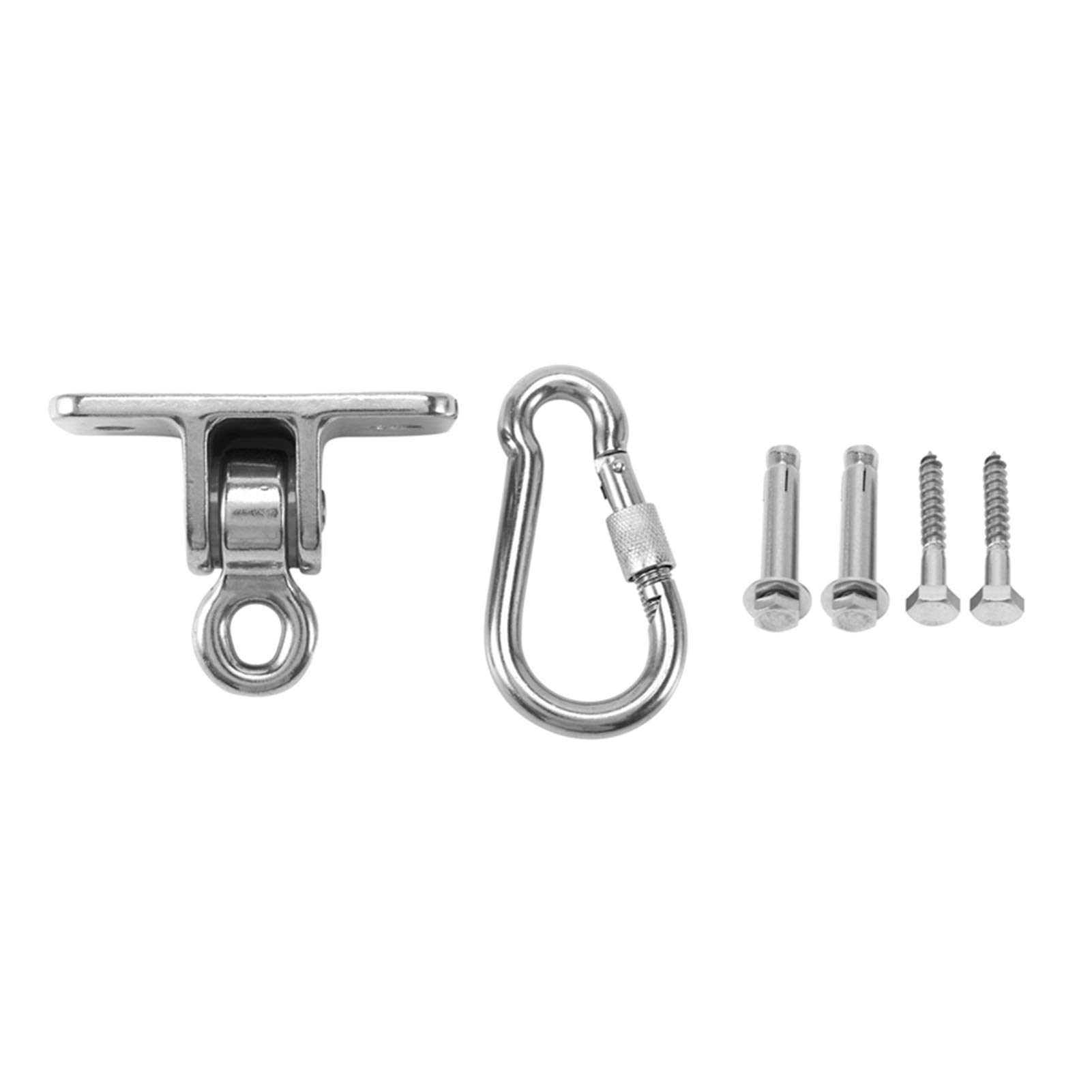 Rotating Load-Bearing Hook Hammock Fixed Plate, Boxing Sandbag Hanging Chair Fixed Buckle, Swing Accessories