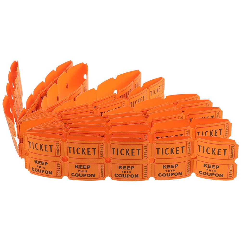 COLLBATH Billets De Tombola Numérotés 200 Pièces pour Événements Fêtes Jeux De Société
