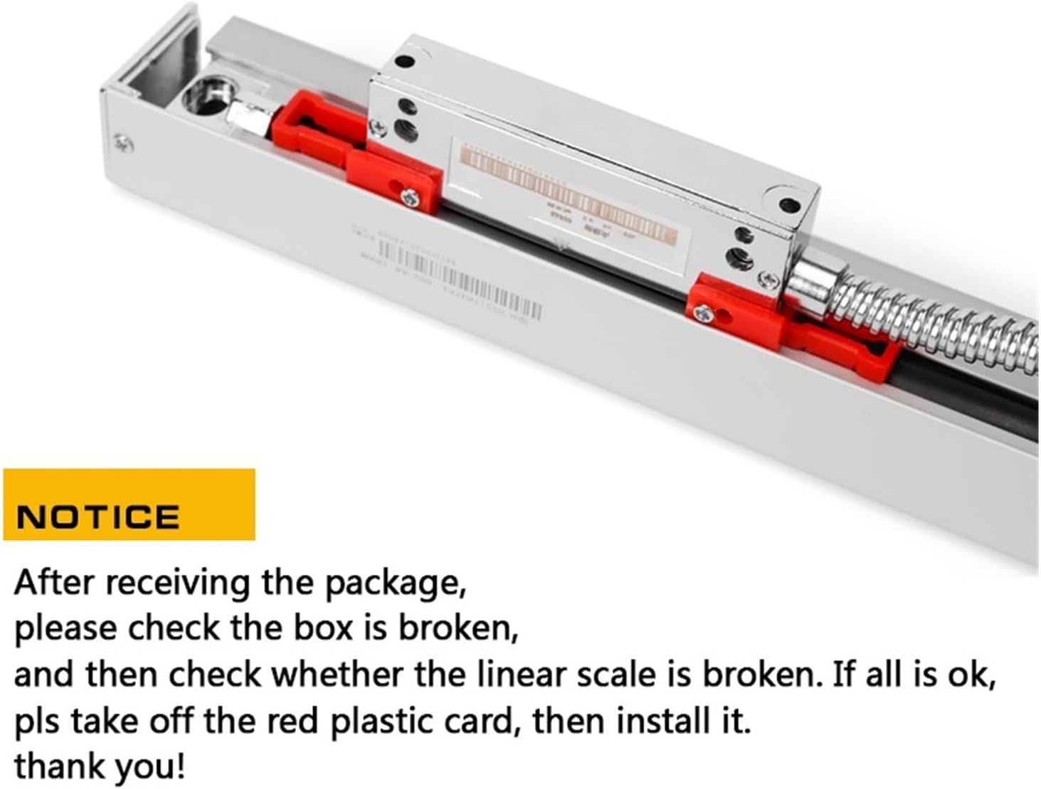 5um Grating Glass Ruler Sensor Encoder Linear Scales TTL 450mm-700mm for Lathe Milling Machine Tools 0.005mm - Precise Measurement(550mm travel)