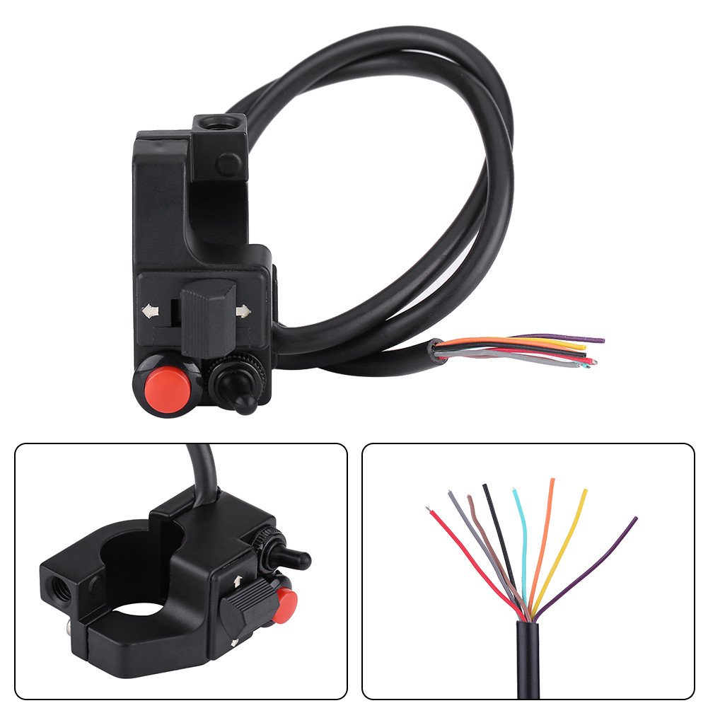 Gruppo Interruttori Per Motocicletta 8 Funzioni 7/8 Pollici 22 Mm Controllo Manubrio Design Universale~p143458721