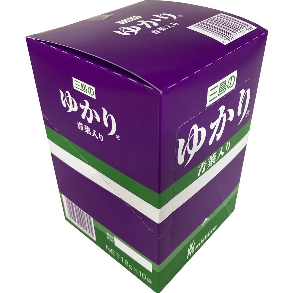 Amazon.co.jp: 三島食品 ゆかり®青菜入り 18g×10個 : 食品・飲料・お酒