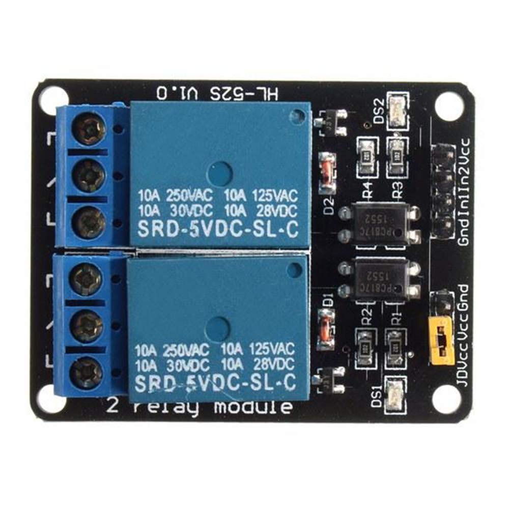 REES52 2 Channel Relay Module | Relay 2 Channel 5V for Arduino | 5V 2 Channel Relay Module Control Board With Optocoupler (B01HXK4W58) Amazon Price History, Amazon Price Tracker