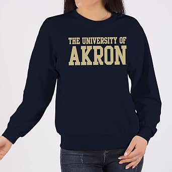 UGP Campus Apparel NCAA Basic Block, Team Color Crewneck, College, University