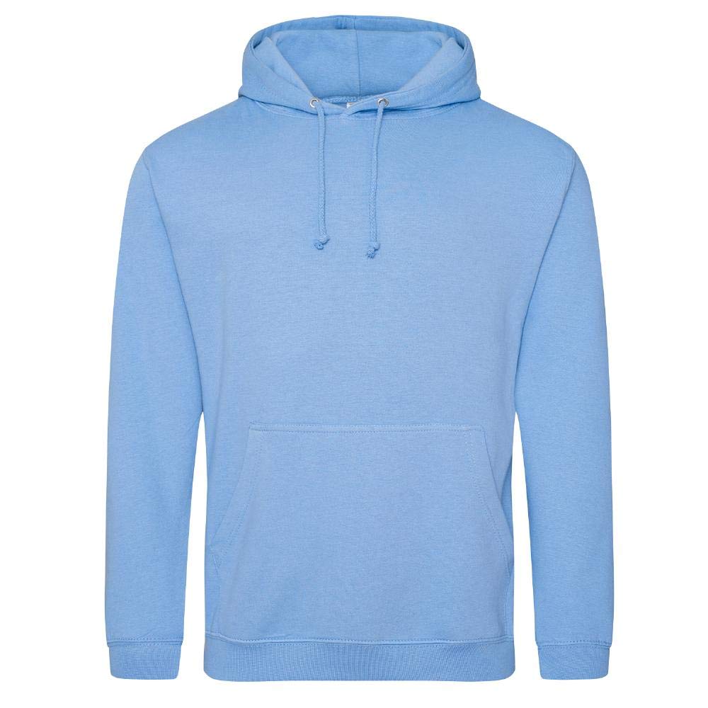 Just Hoods - Unisex College Hoodie/Cornflower Blue, XXL