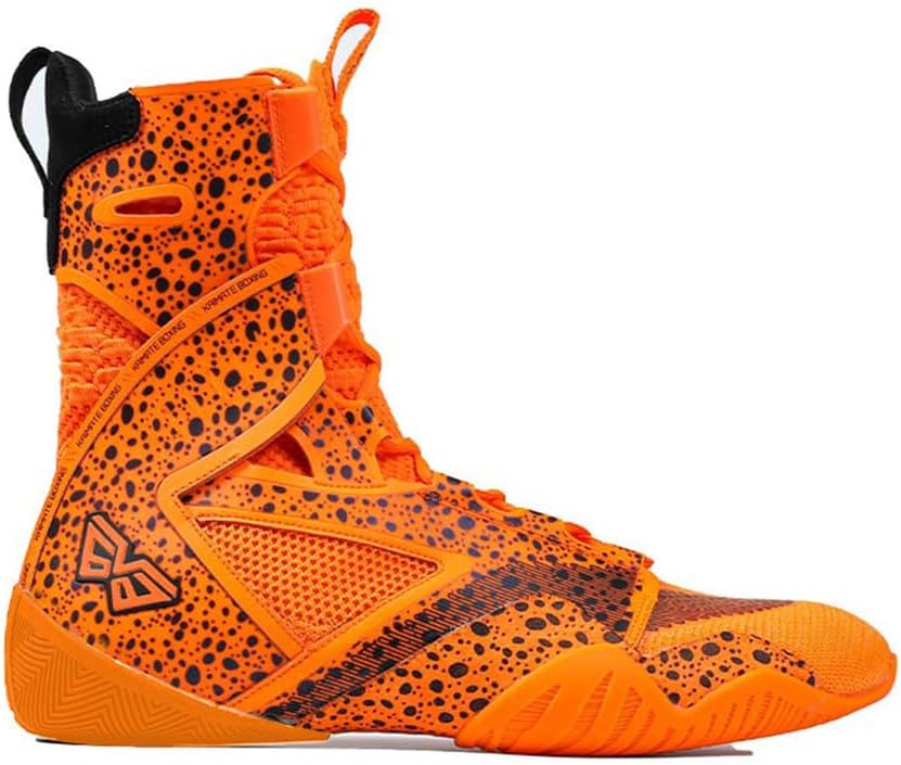 Boxing Shoes for Men High-Top Breathable Wrestling Fighting Training Boots Non Slip Squat Competition Sports Footwear