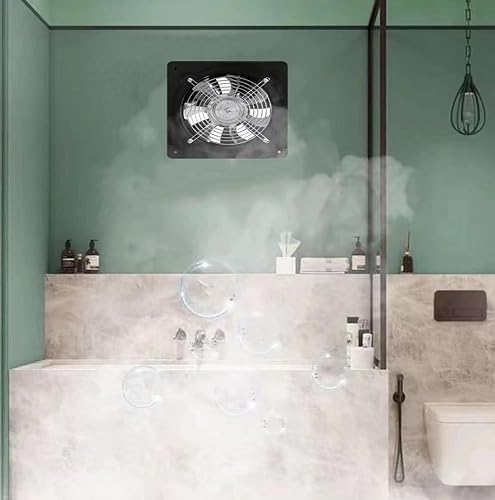 Miniatura 5 de Ventilador de escape de 40 W, instalación a través de la pared, ventiladores de ventilación de 110 V con enchufe, ventilador de humo de escape de 6