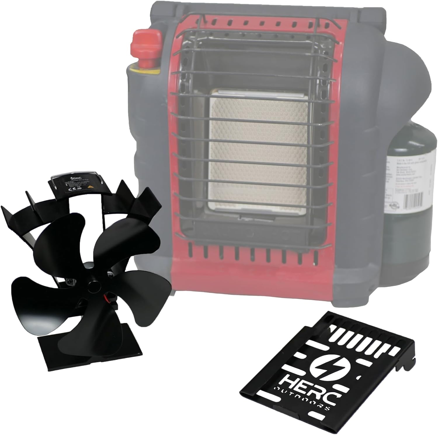 Fan Kit Attachment Compatible With Buddy Heater Portable Heaters (Small) - Made in America