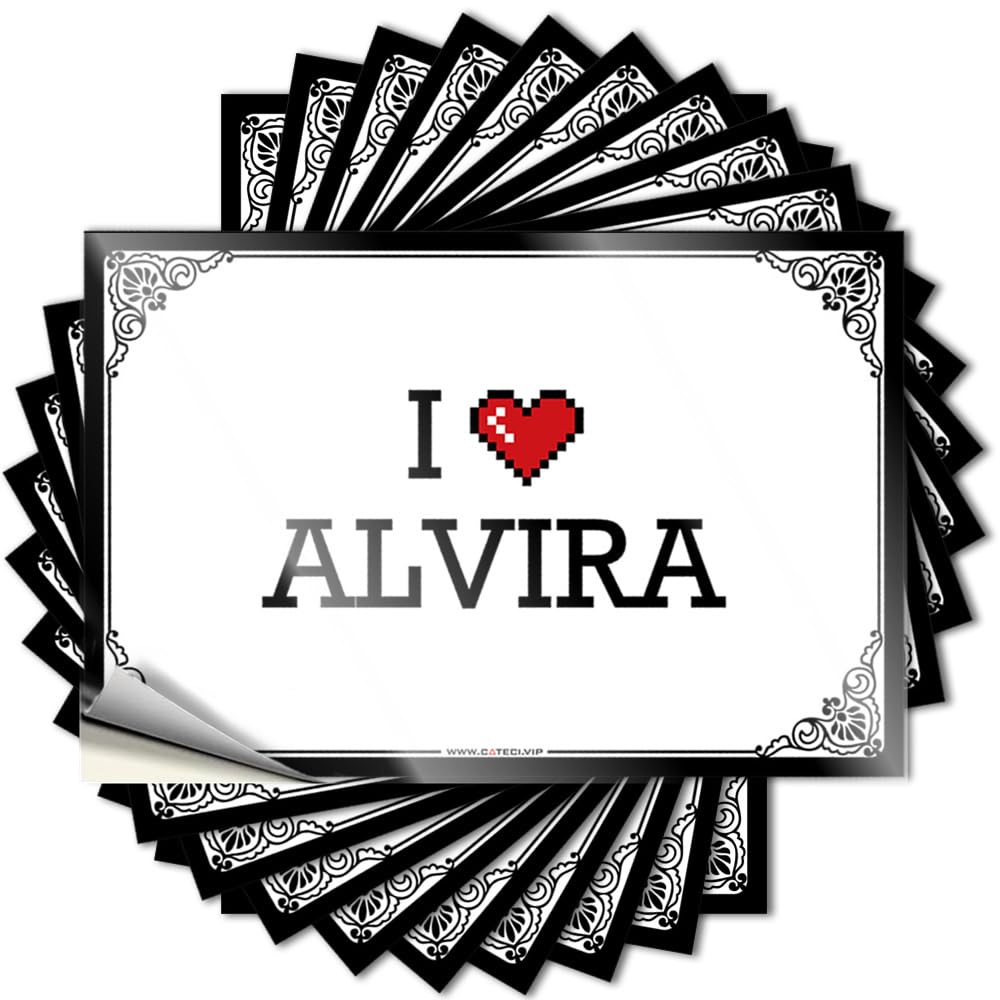 I Love Alvira The Room Decorations Feminist - Decal Bumper Waterproof Decal(12X18CM)